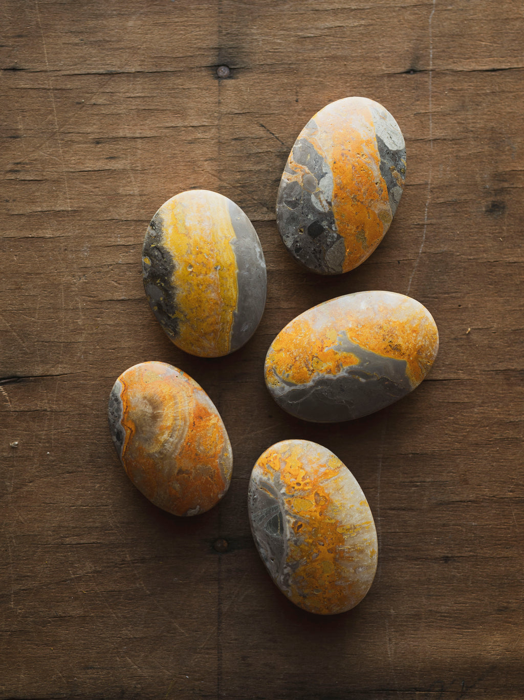Bumblebee Jasper Palm Stone, RM1649