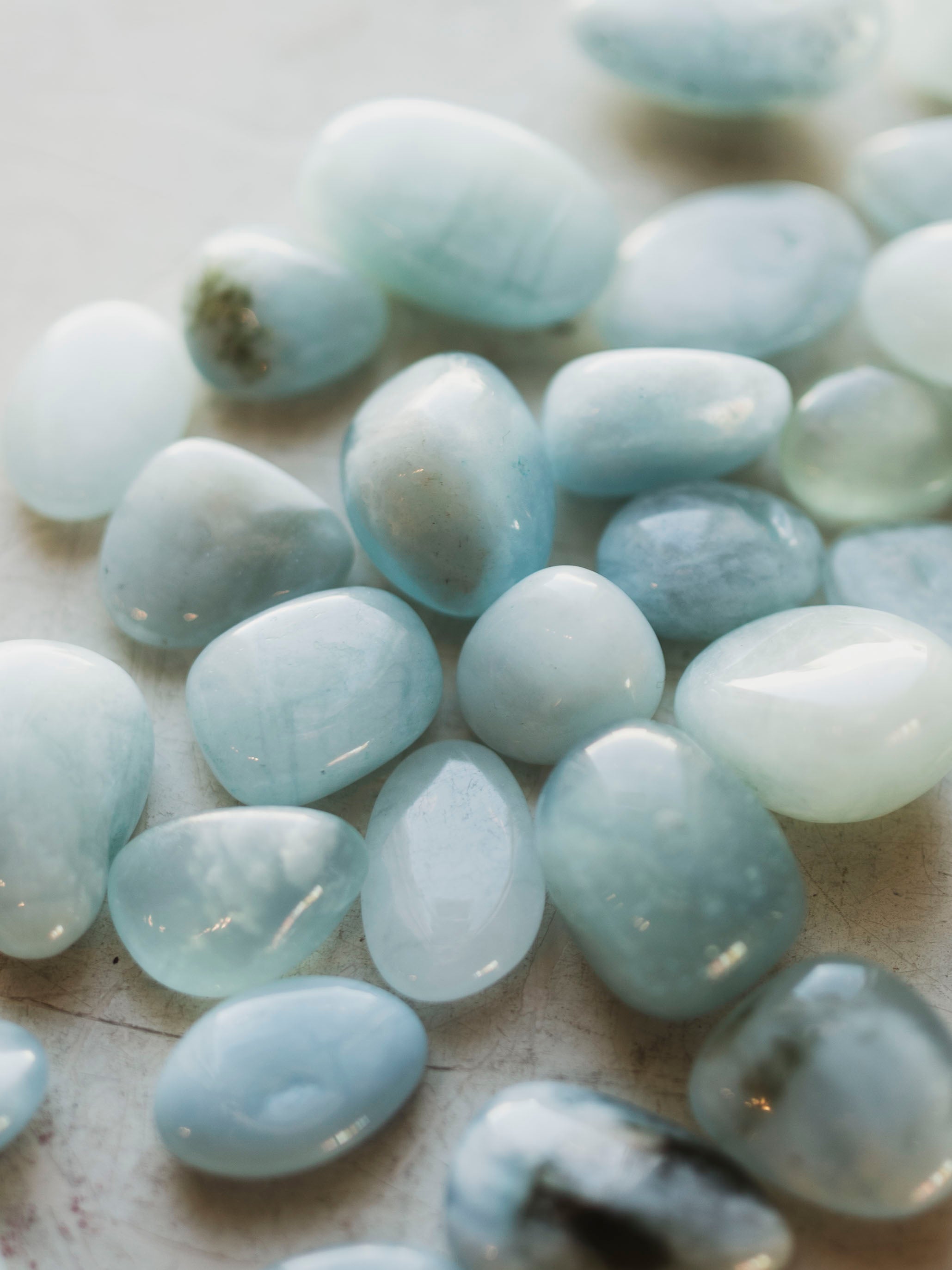 .5-1" Polished Aquamarine, RM251