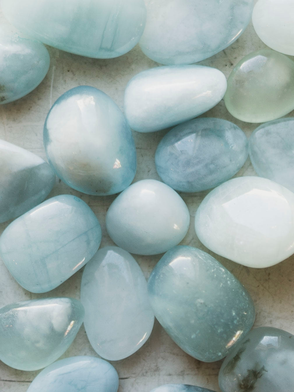 .5-1" Polished Aquamarine, RM251