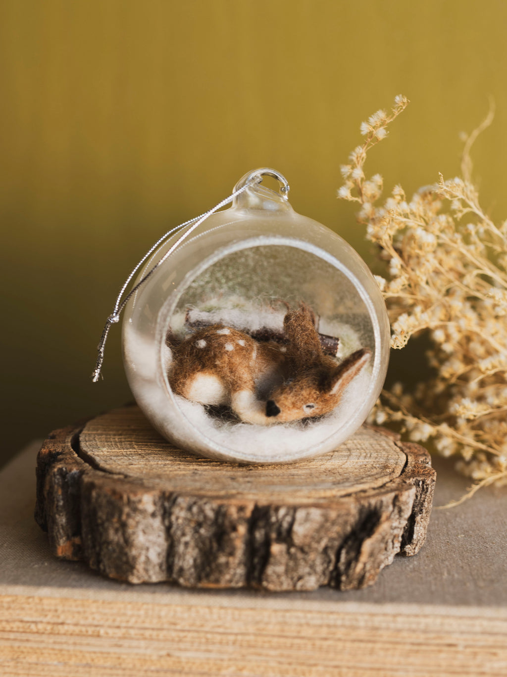 Hand Felted Animal Ornament, CO183