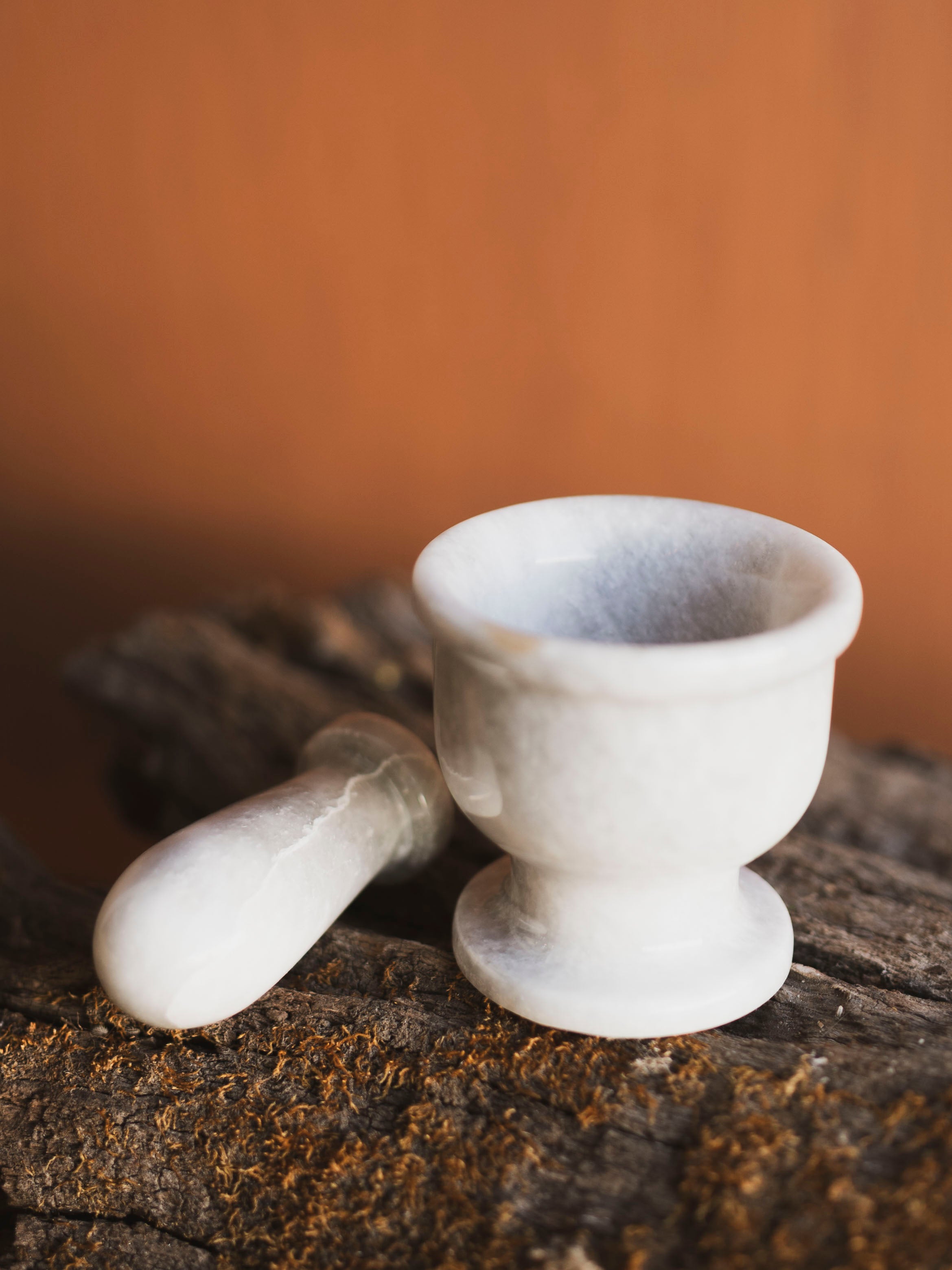 White Onyx Mortar and Pestle, RM1404