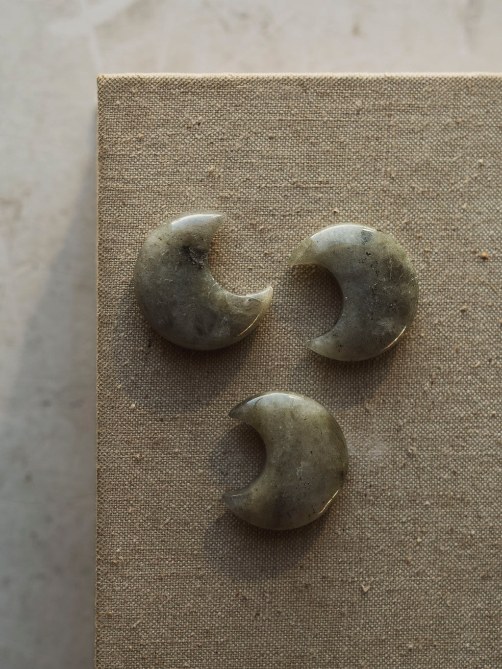 Carved Labradorite Moon, RM1346