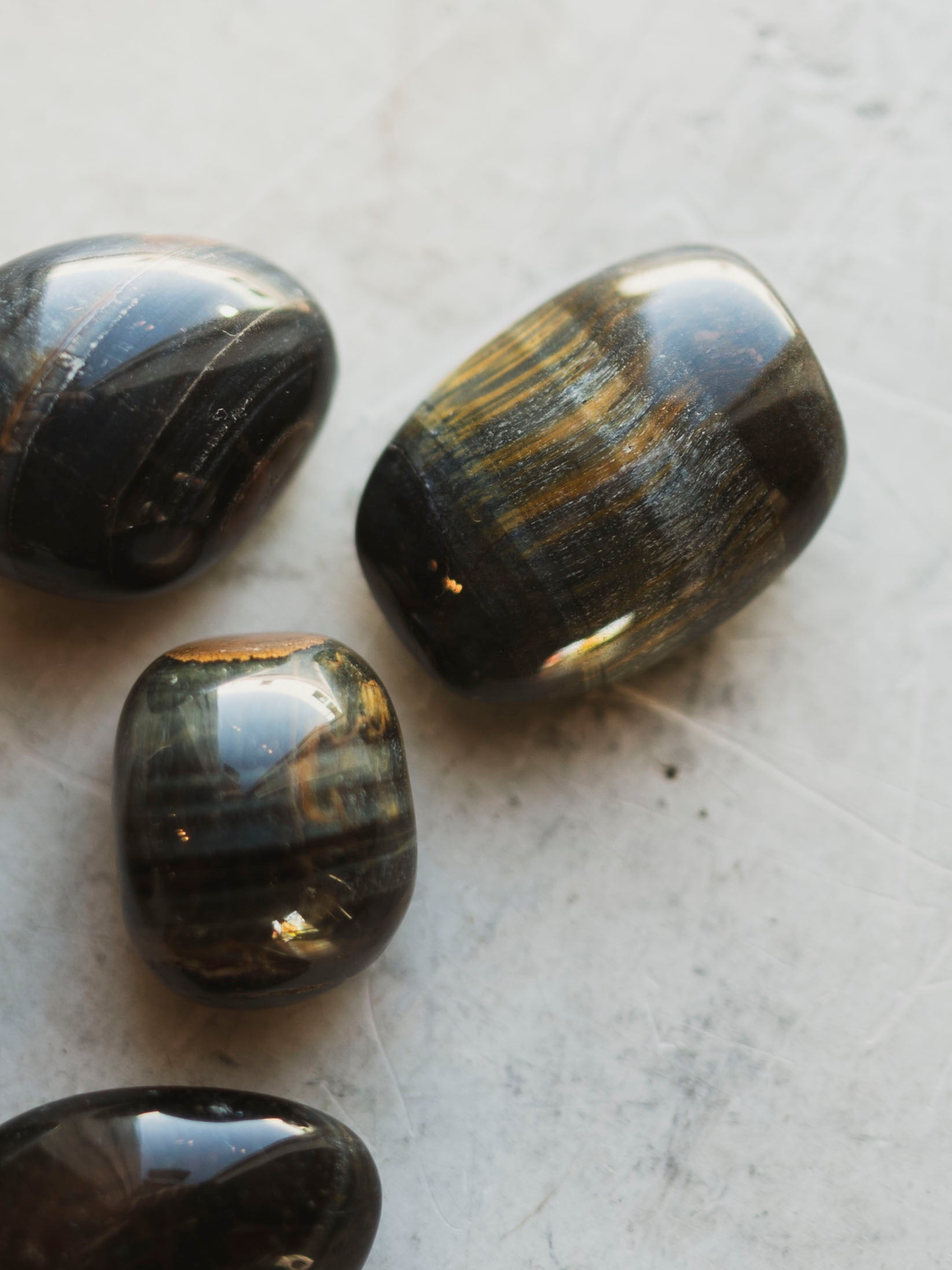 1-1.5" Polished Blue Tigers Eye, RM253