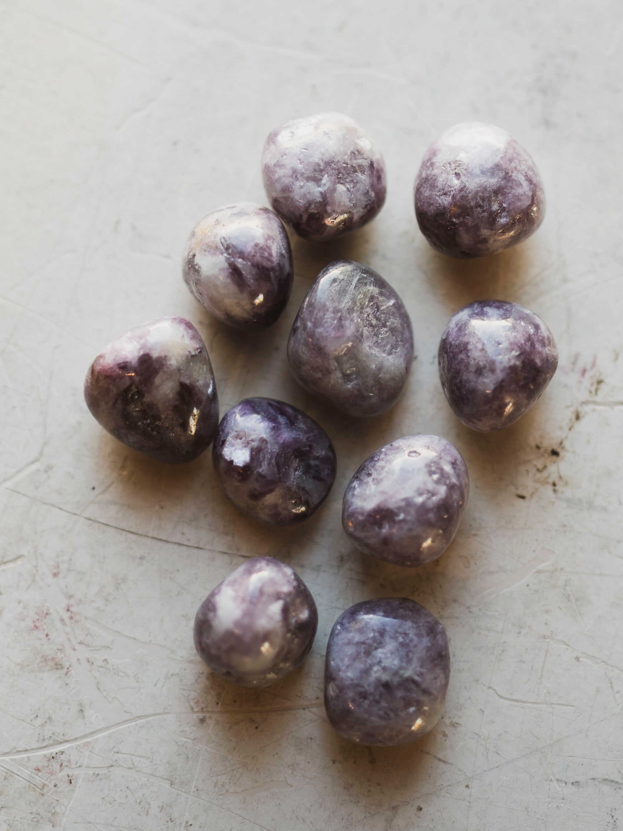 .75-1.5" Polished Lepidolite, RM014