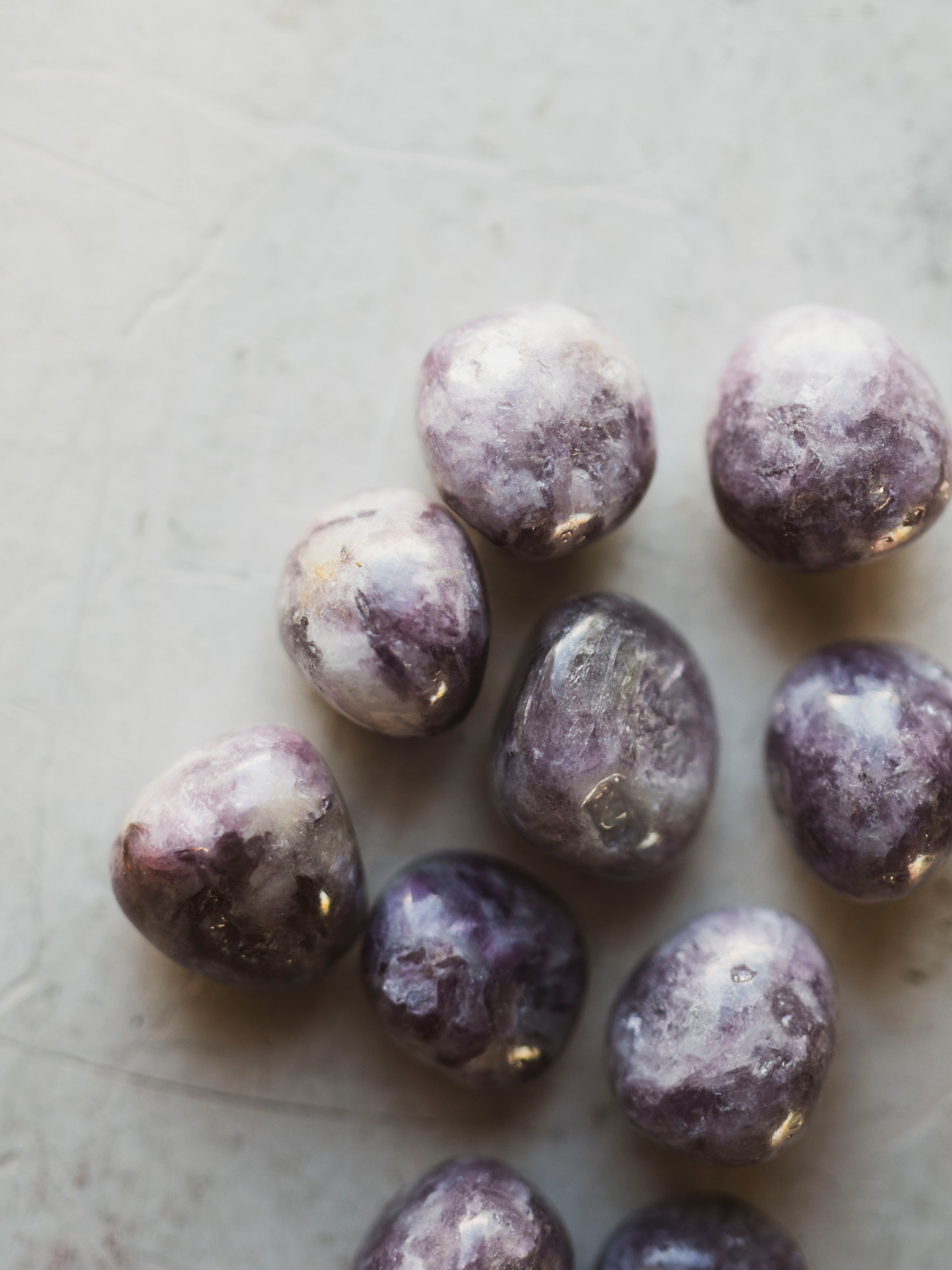.75-1.5" Polished Lepidolite, RM014