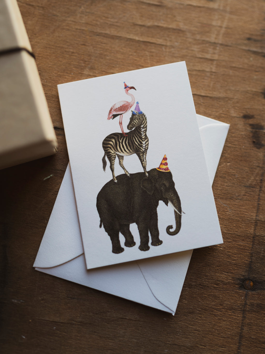 Mini Party Animals Greeting Card, ST113