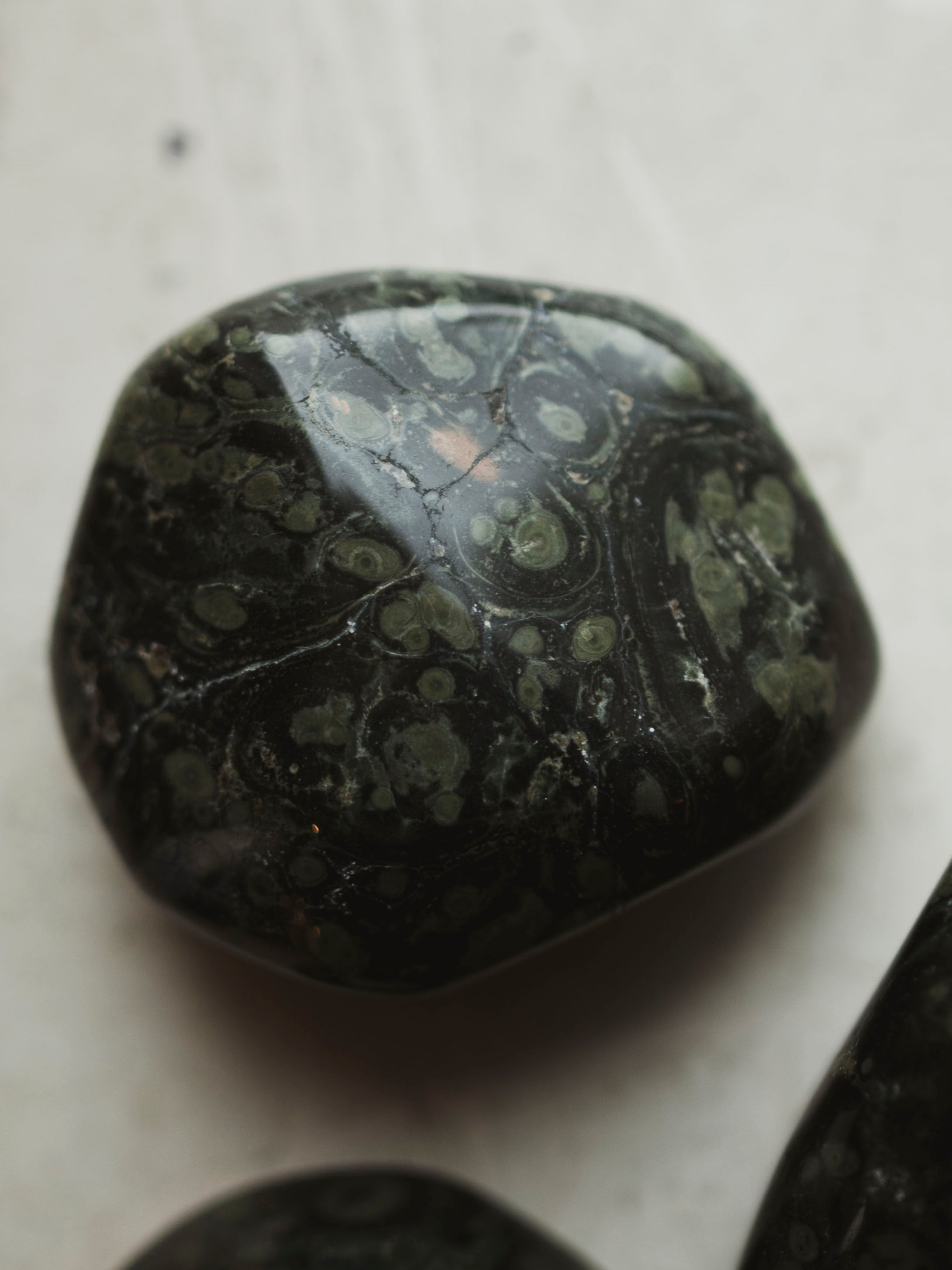 3" Polished Kambaba Jasper Therapy Stone, RM1818