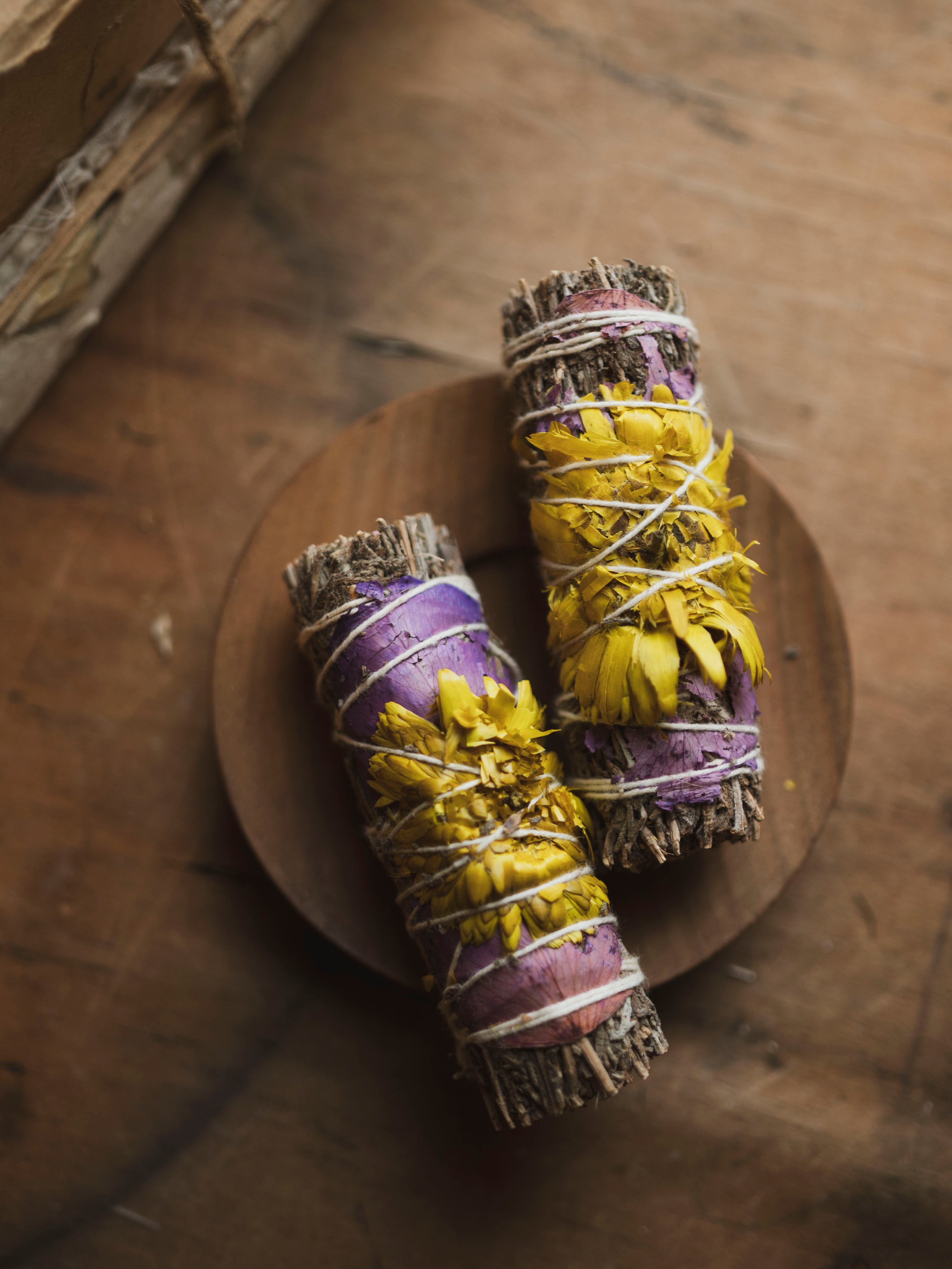 Yellow Flower and Lavender Sage Bundle, HD229