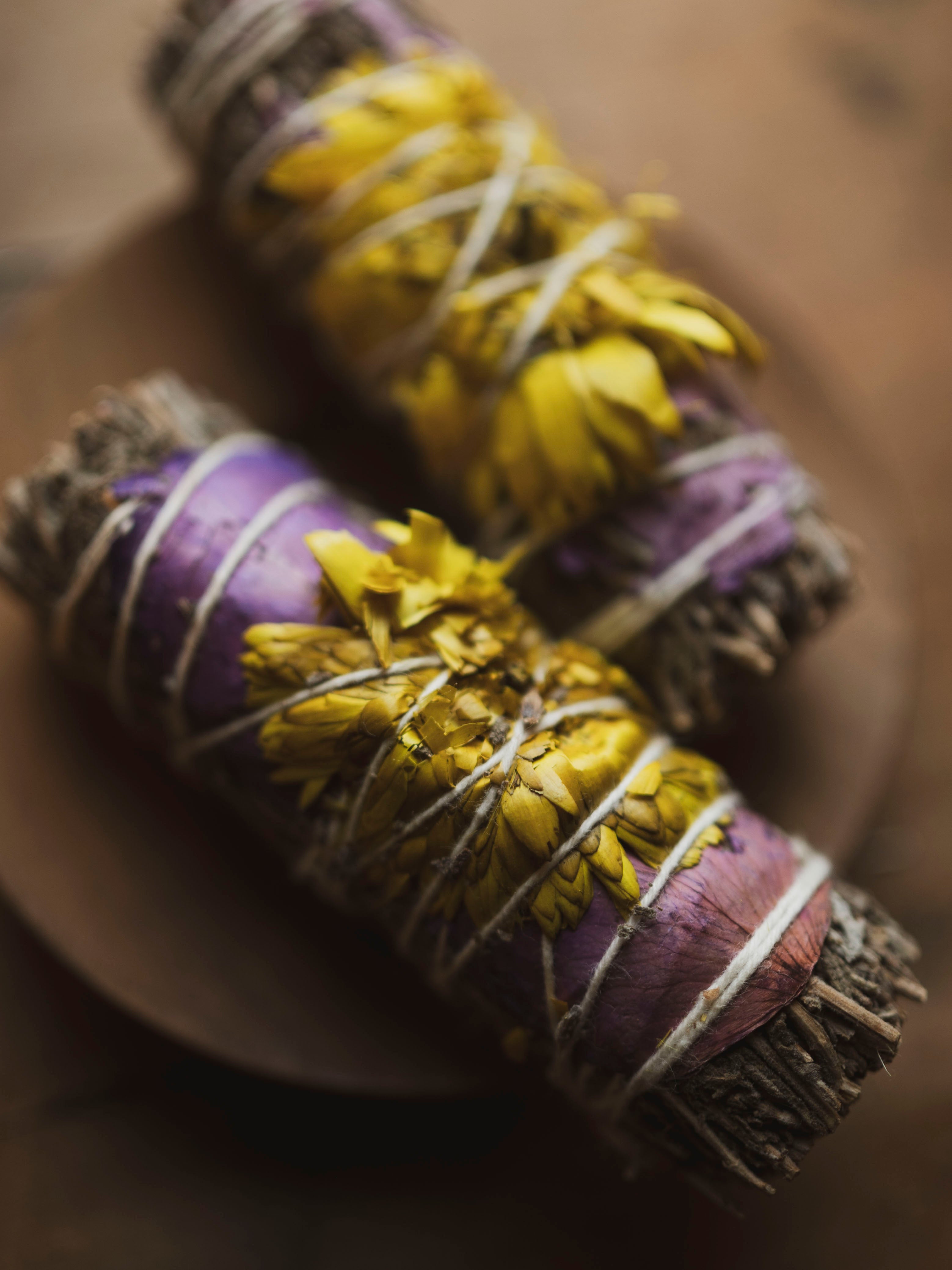 Yellow Flower and Lavender Sage Bundle, HD229