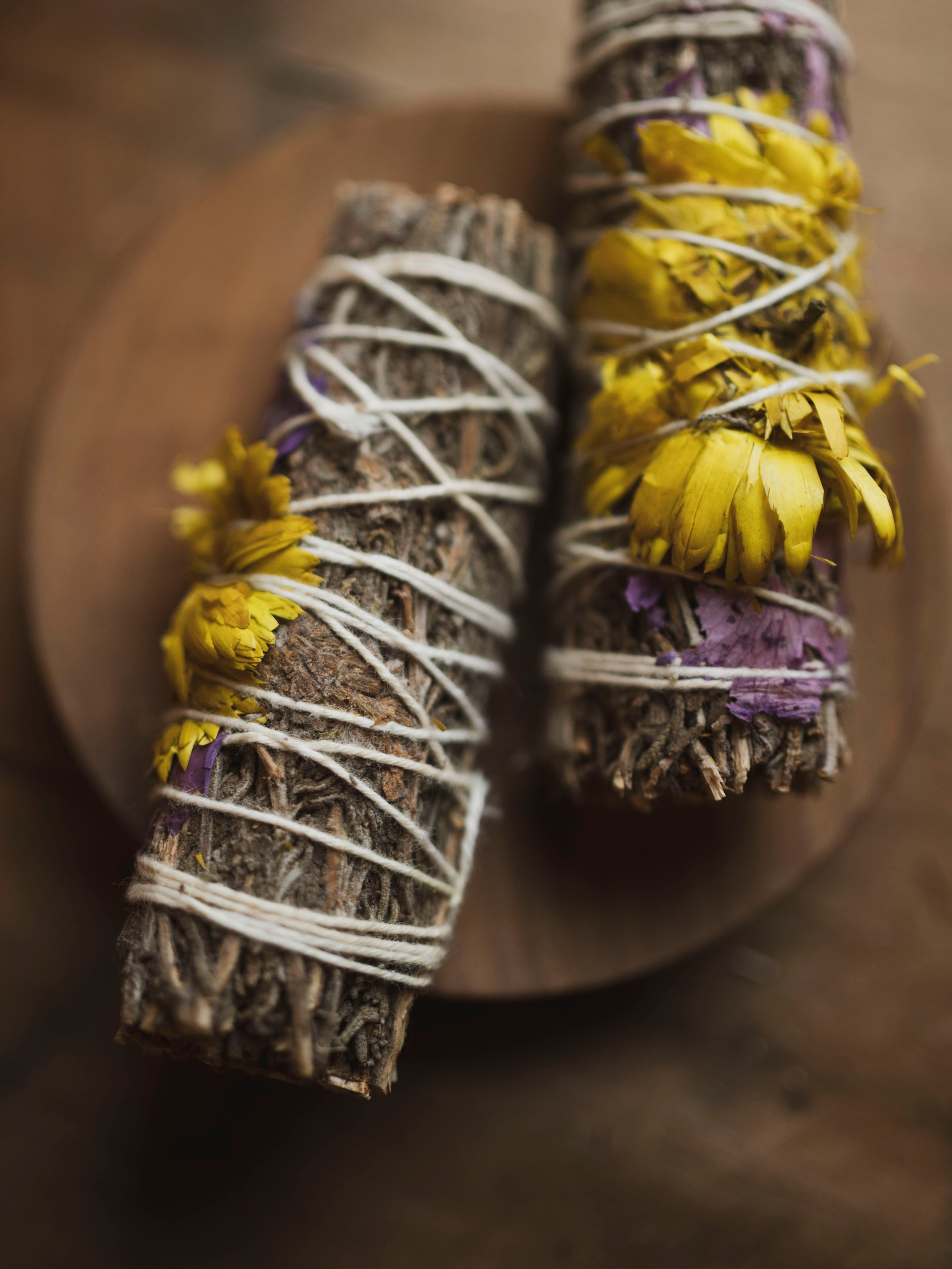 Yellow Flower and Lavender Sage Bundle, HD229