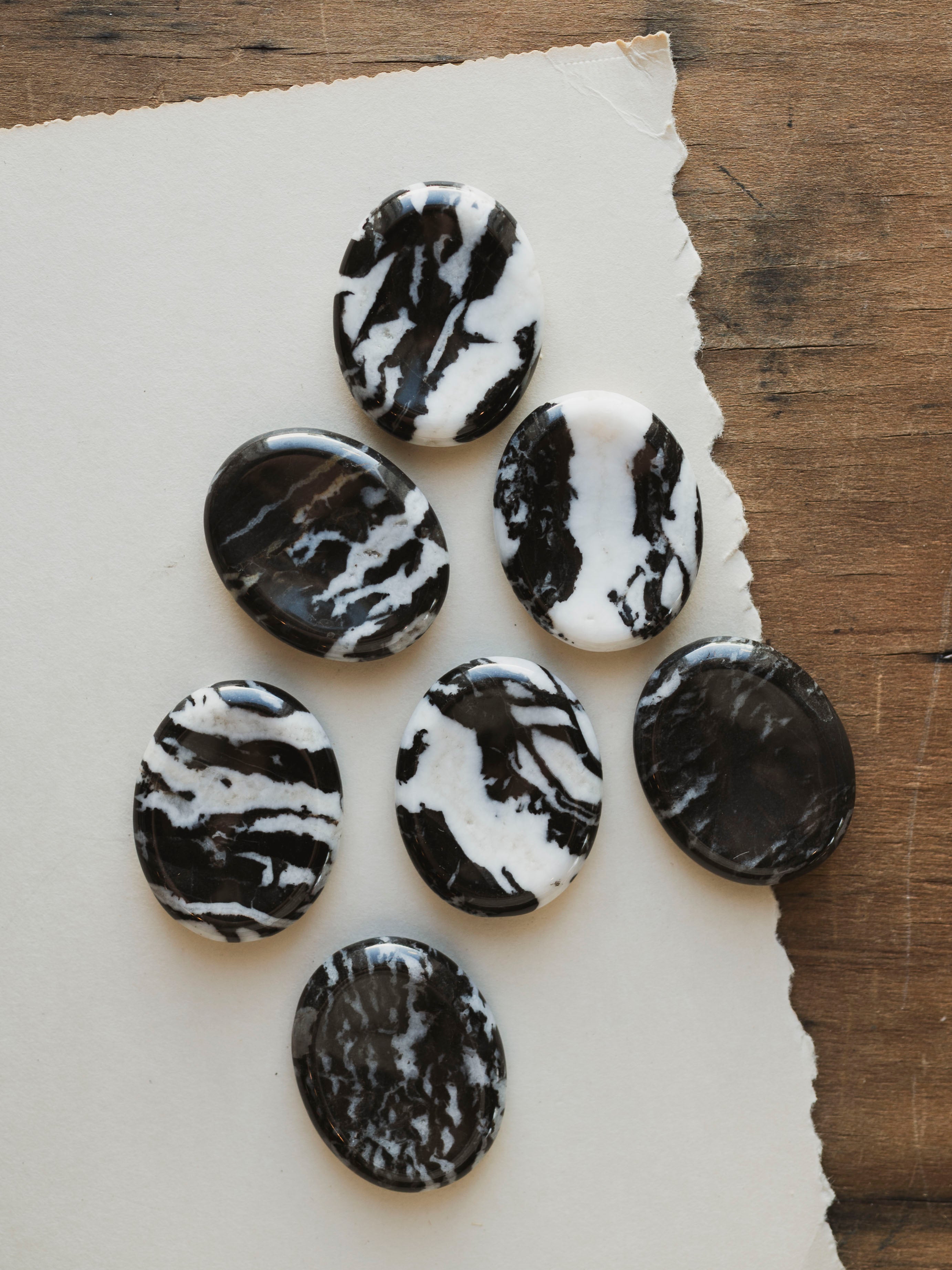 Tiger Calcite Worry Stone, RM1302