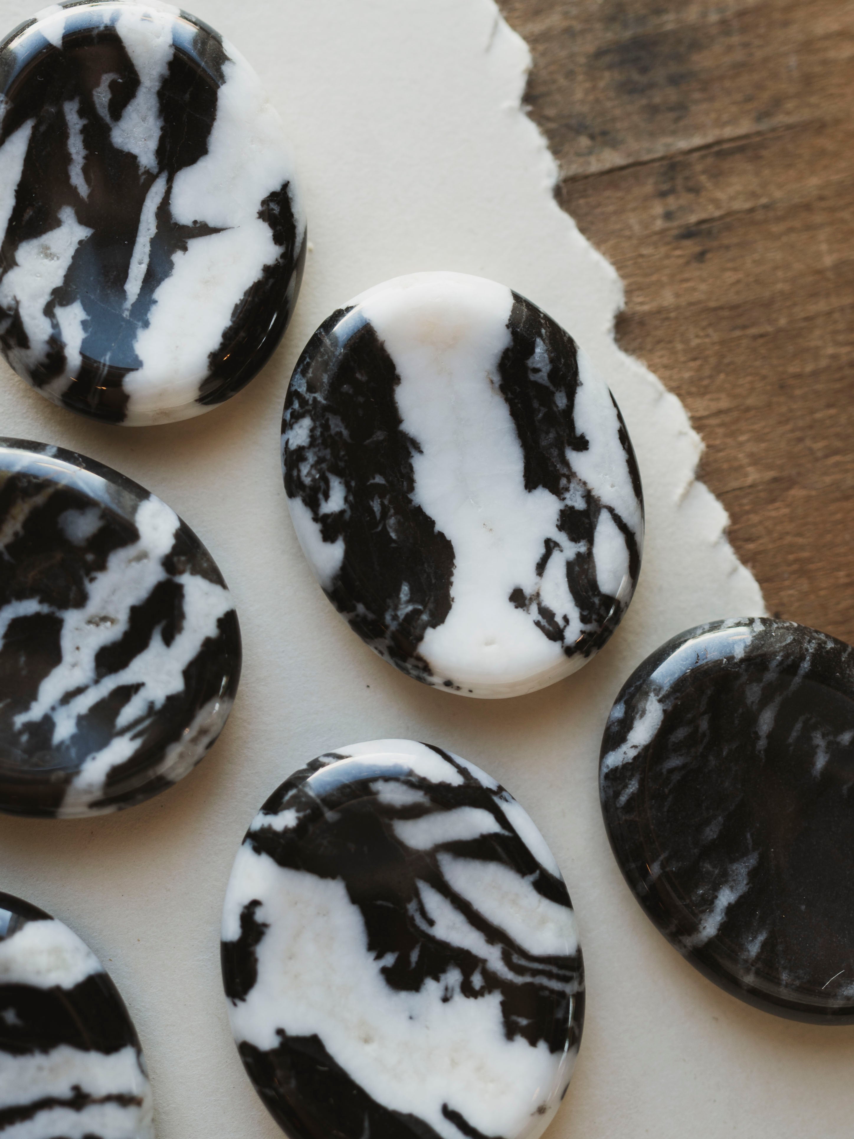 Tiger Calcite Worry Stone, RM1302