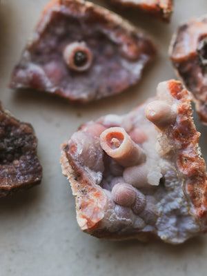 Assorted Pink Chalcedony Geode Chunk, RM977