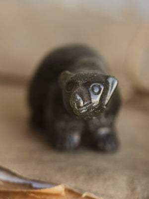 Carved Labradorite Bear, RM3