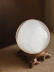3" White Selenite Sphere, RM313