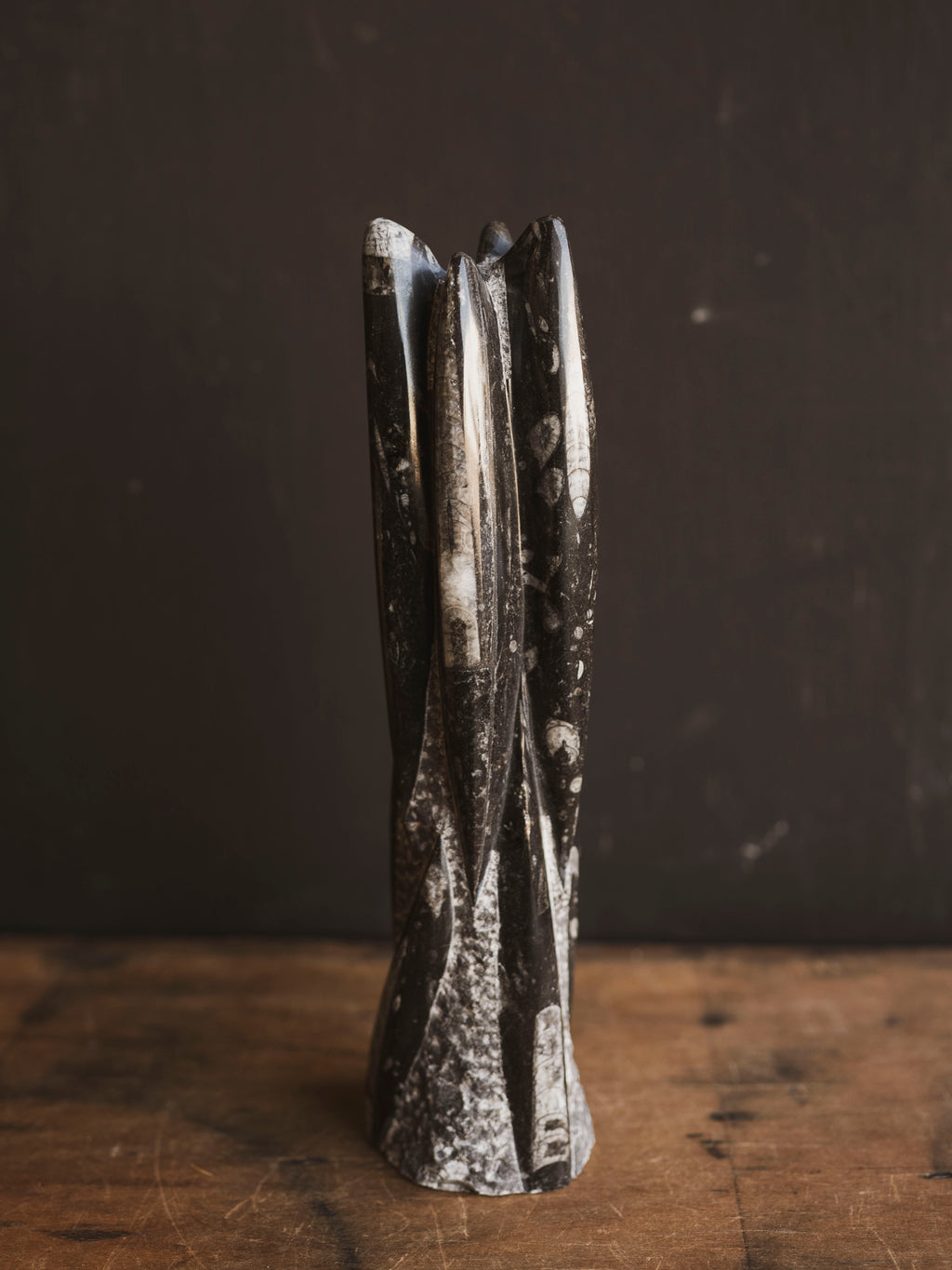 Fossilized Orthoceras Tower, RM633