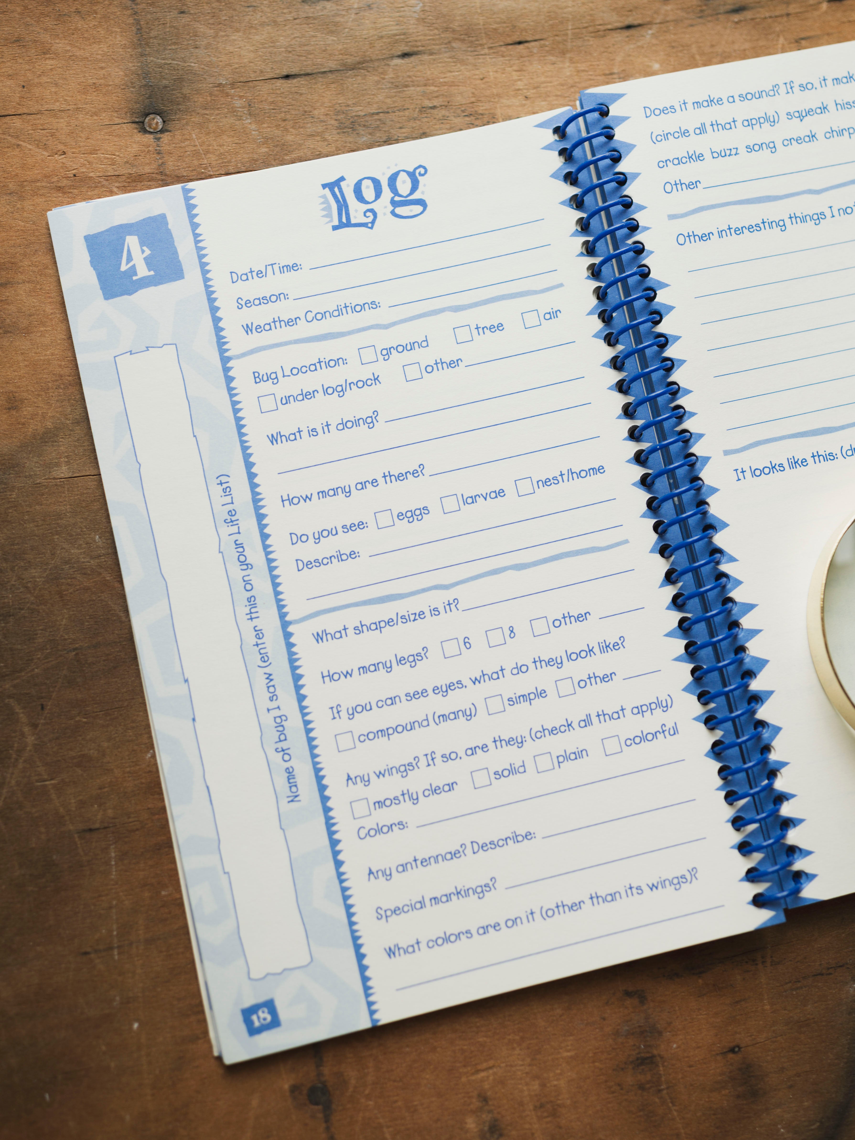 Kids Bug Log, BO213