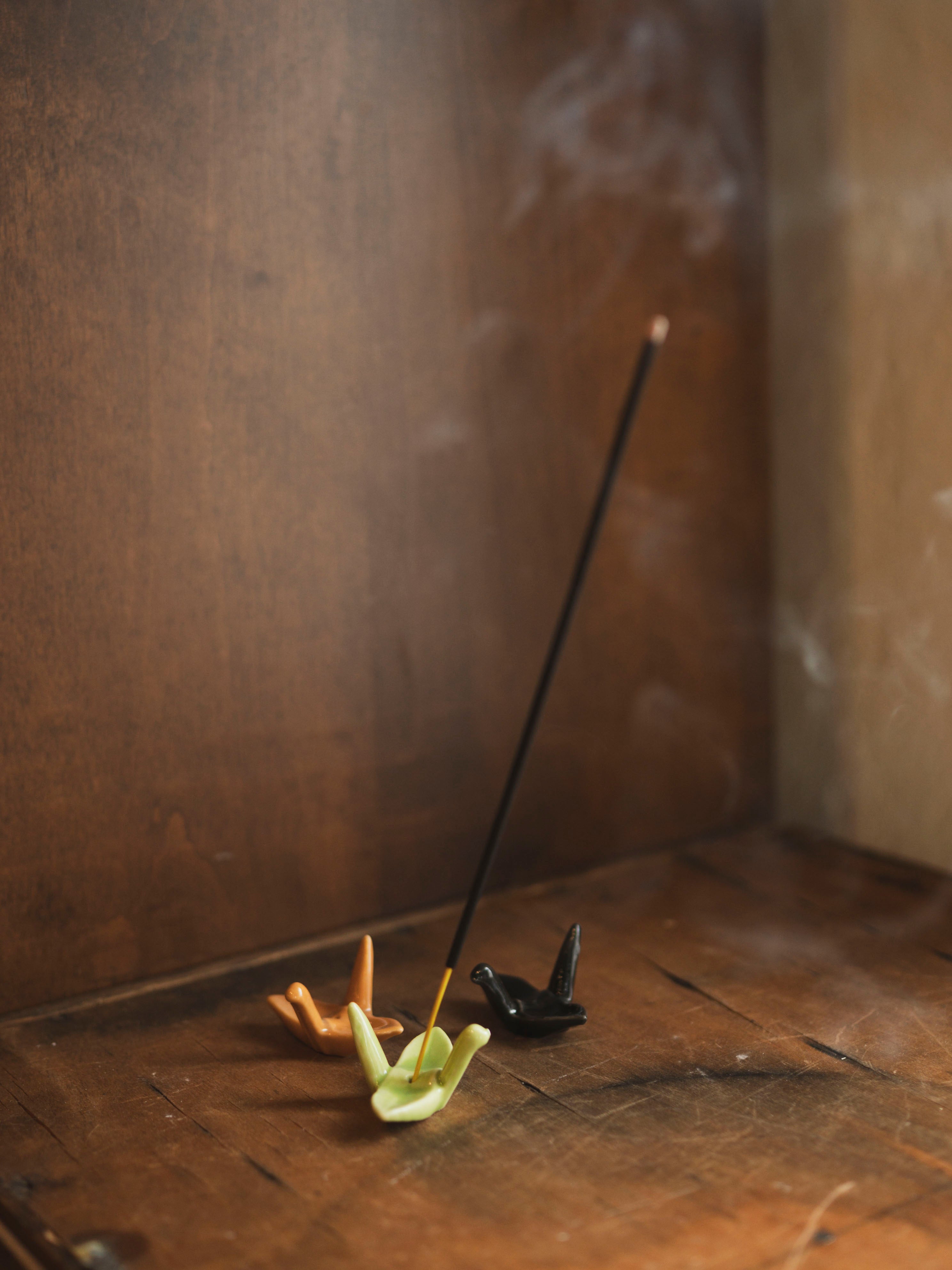 Ceramic Origami Crane Incense Holder, HD240