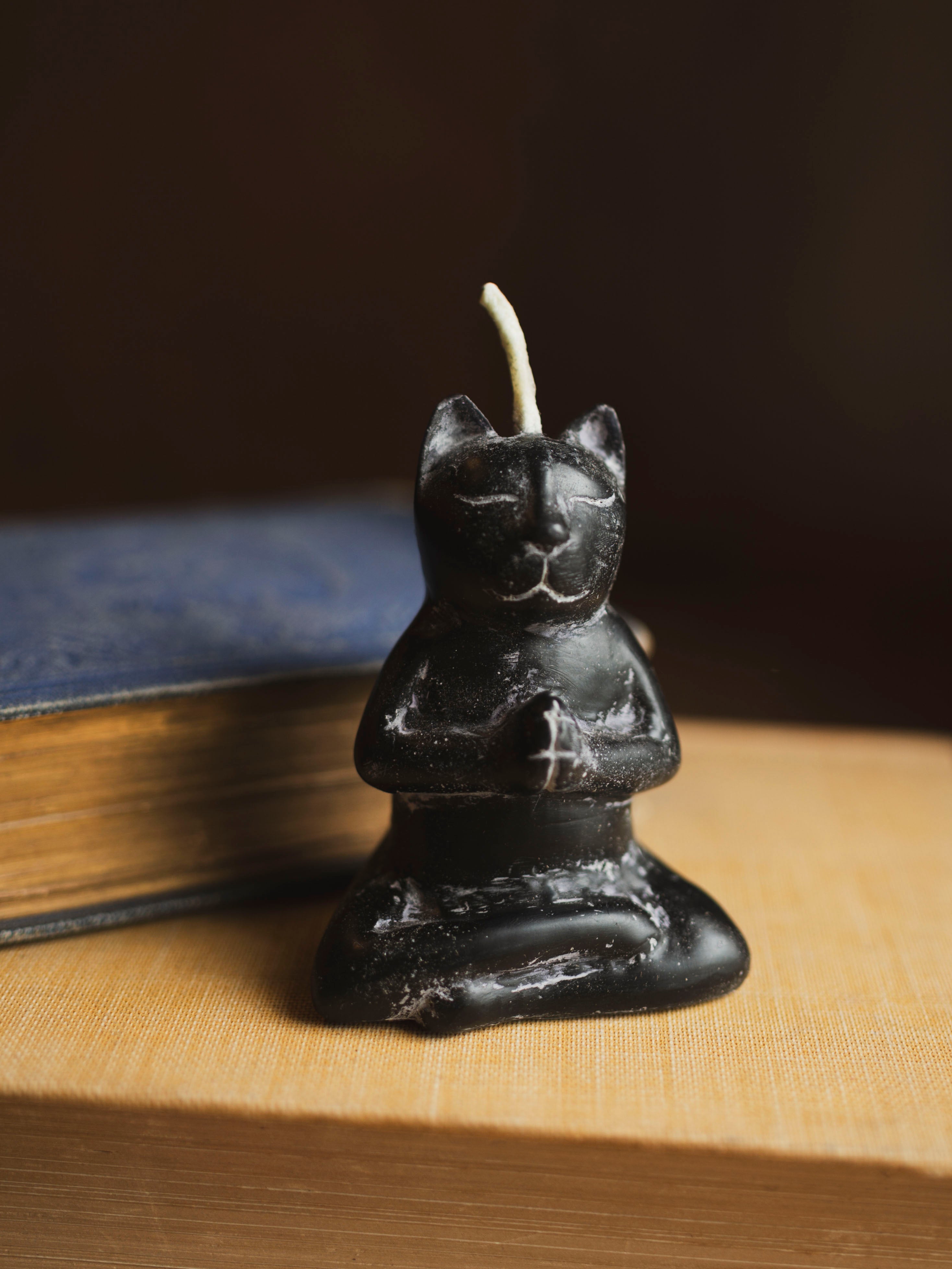 Meditating Cat Candle, HD1200