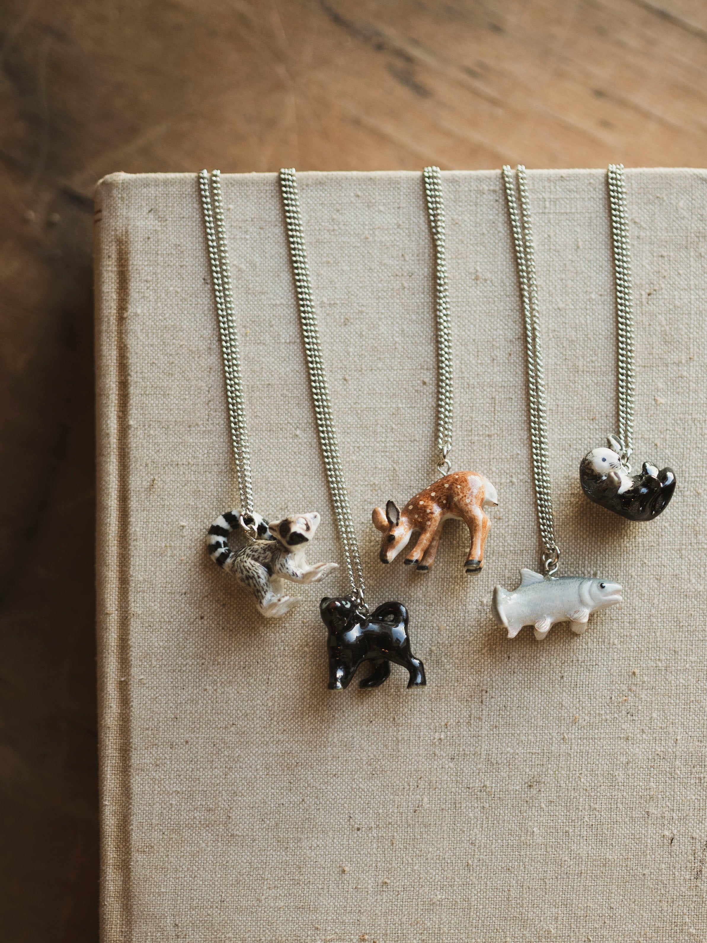 Porcelain Animal Necklace, CA1350