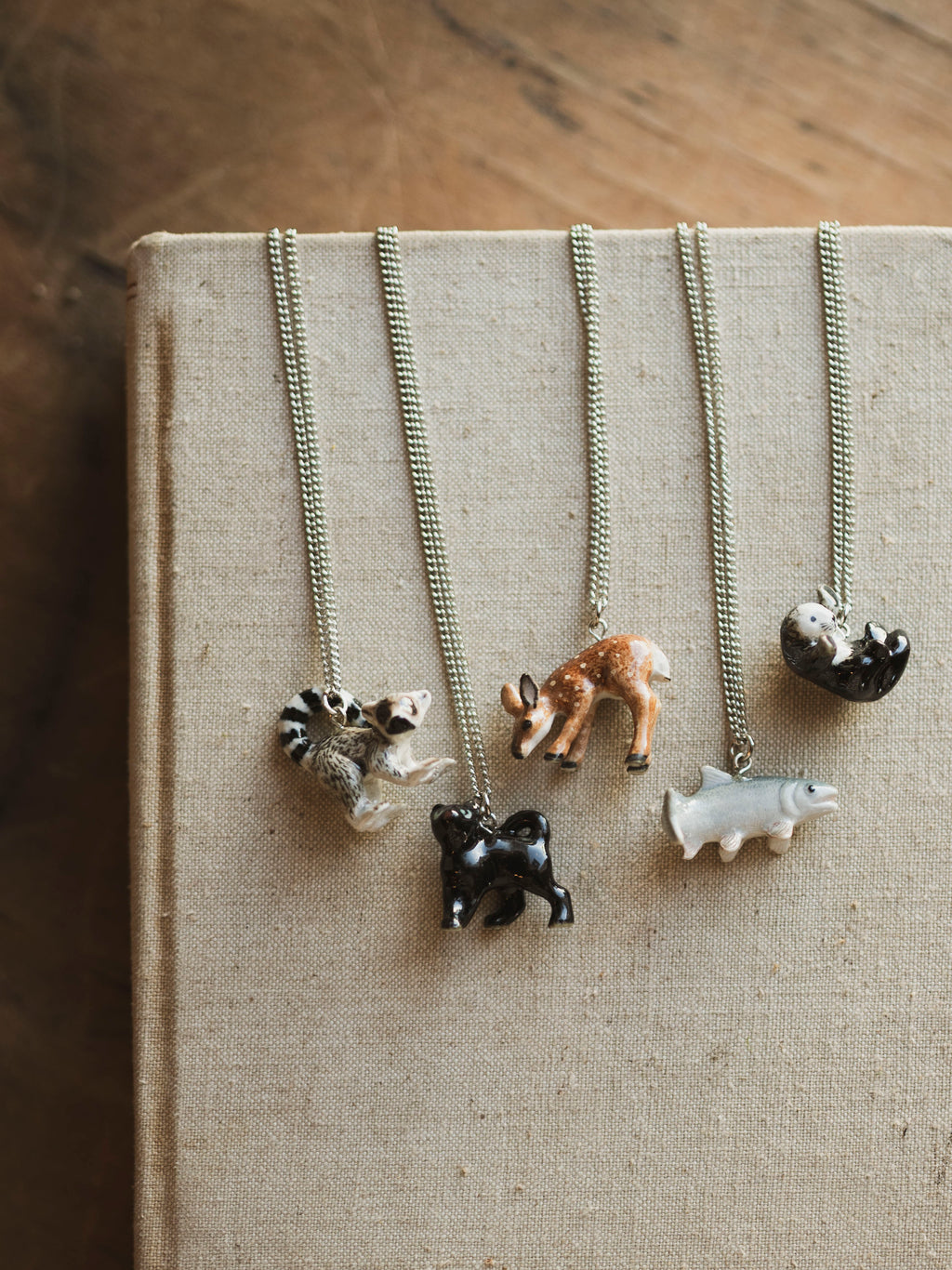 Porcelain Animal Necklace, CA1350