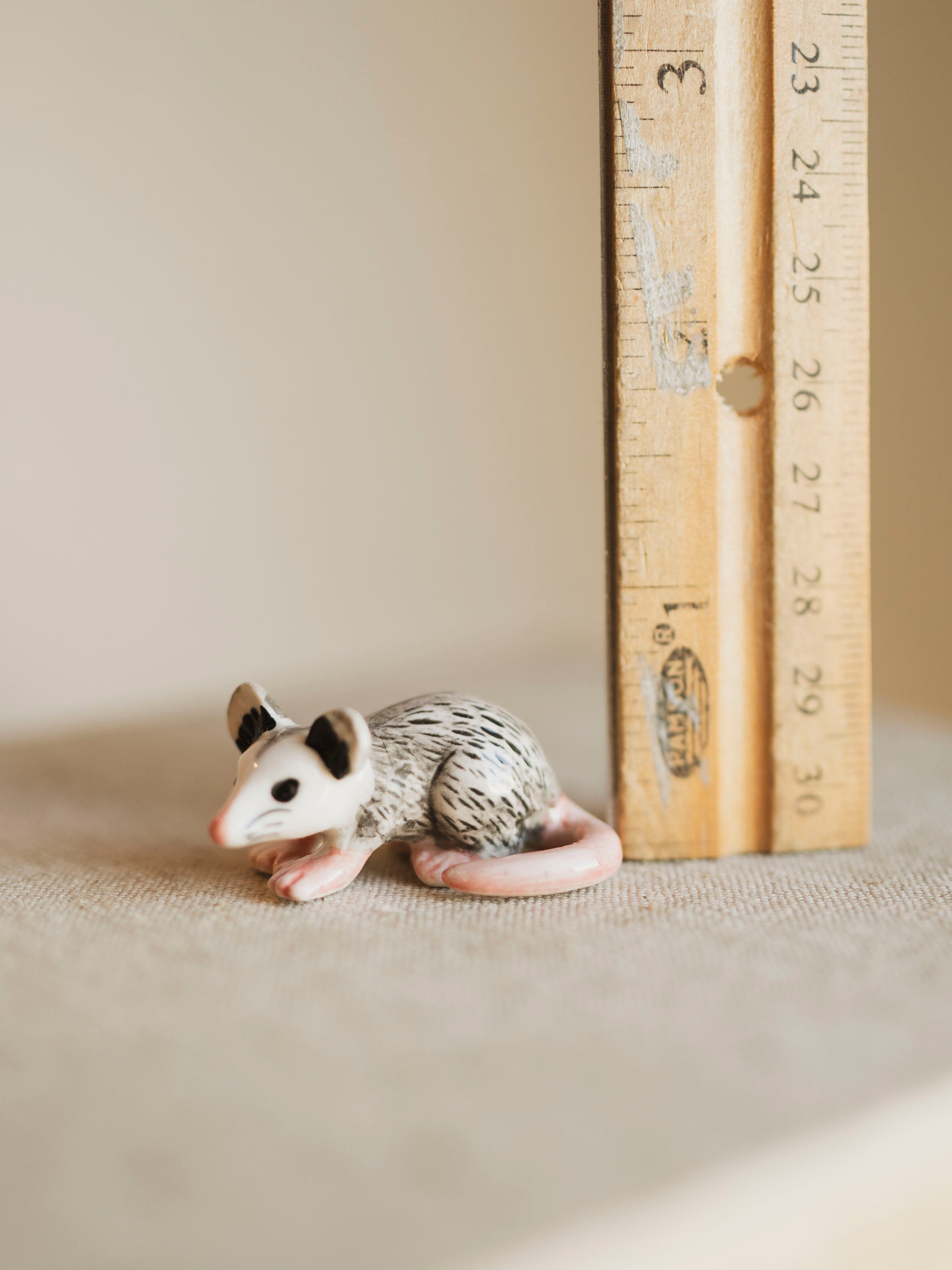Mini Porcelain Opossum, CA1363