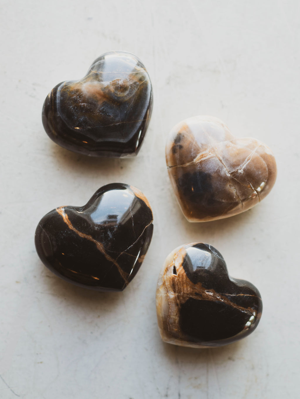 Black Banded Onyx Heart, RM1111
