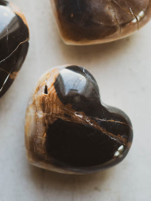 Black Banded Onyx Heart, RM1111