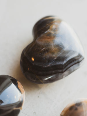 Black Banded Onyx Heart, RM1111