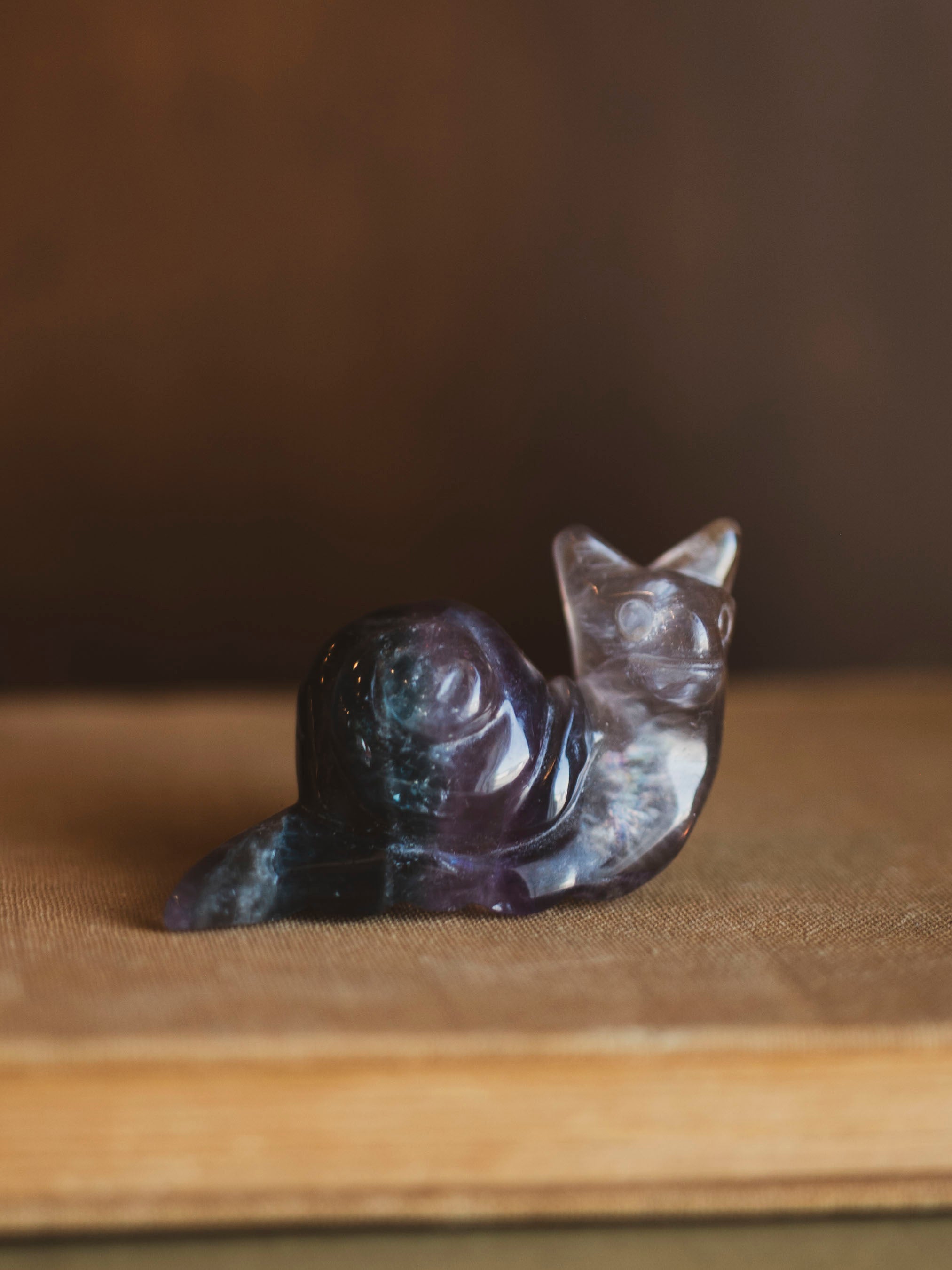 Assorted Carved Crystal Snail, RM10