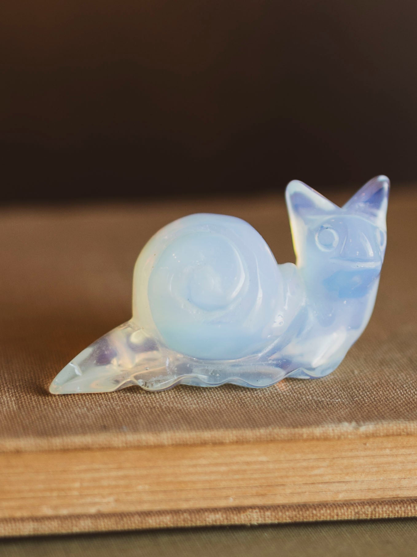 Assorted Carved Crystal Snail, RM10