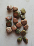 .5-1.25" Polished Unakite, BKRM304