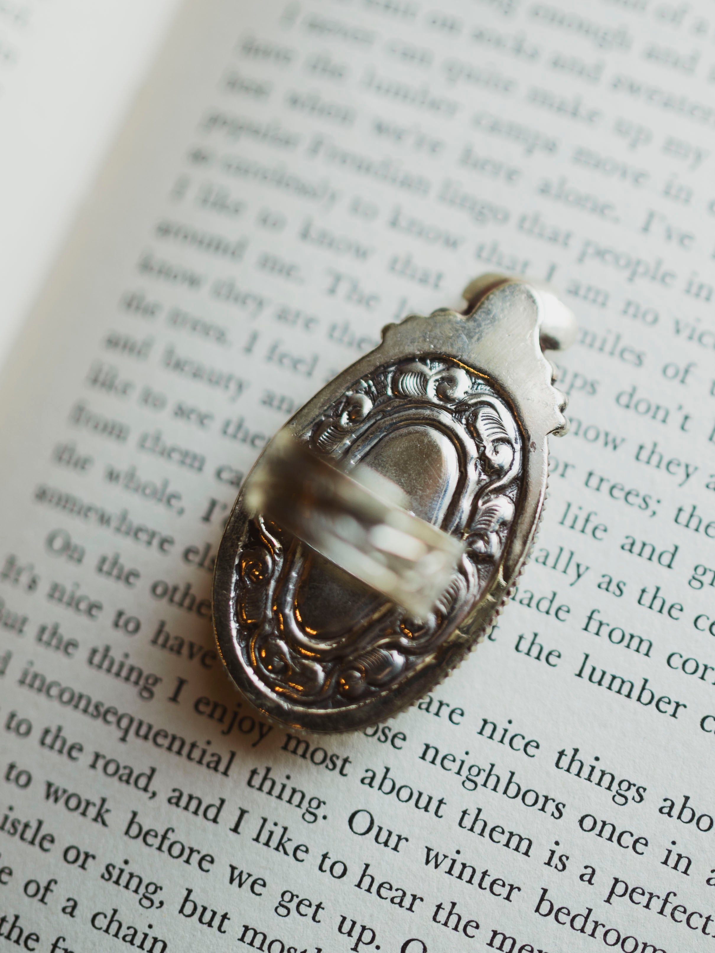 Adjustable Silver Kambaba Jasper Ring, CA154