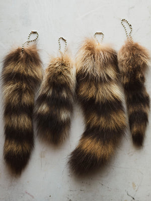 Raccoon Tail Keychain, CA928