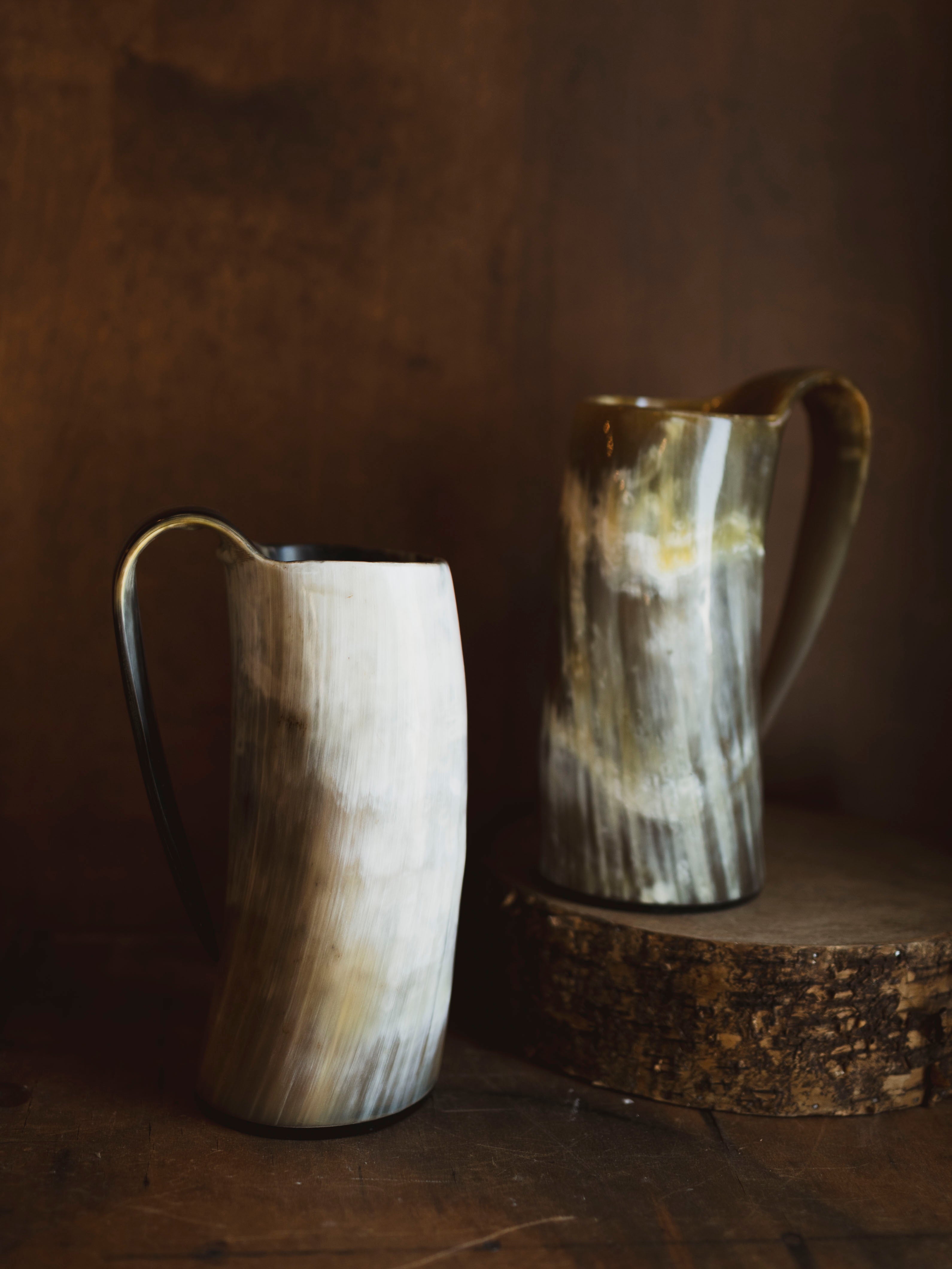 Polished Buffalo Horn Mug, HD49