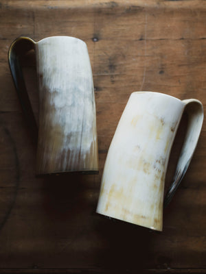 Polished Buffalo Horn Mug, HD49
