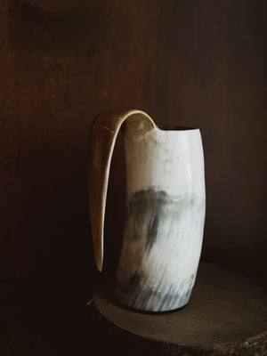 Polished Buffalo Horn Mug, HD49