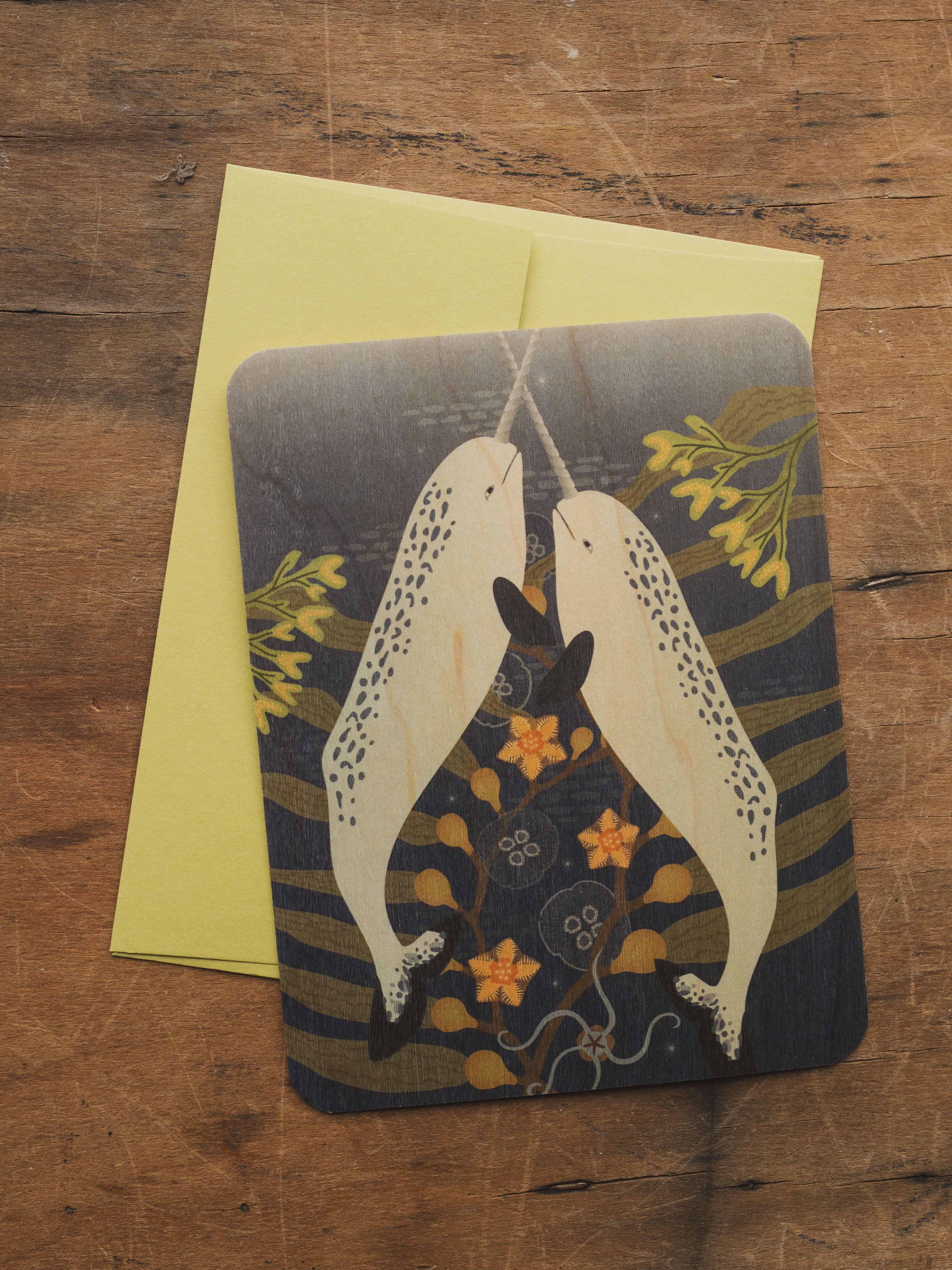 Wood Greeting Card, ST231