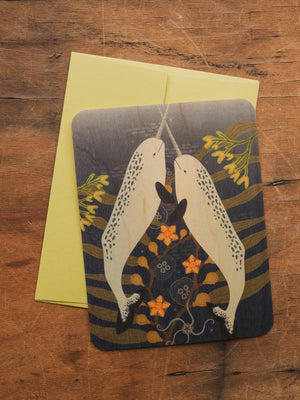 Wood Greeting Card, ST231