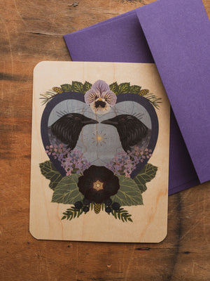 Wood Greeting Card, ST231