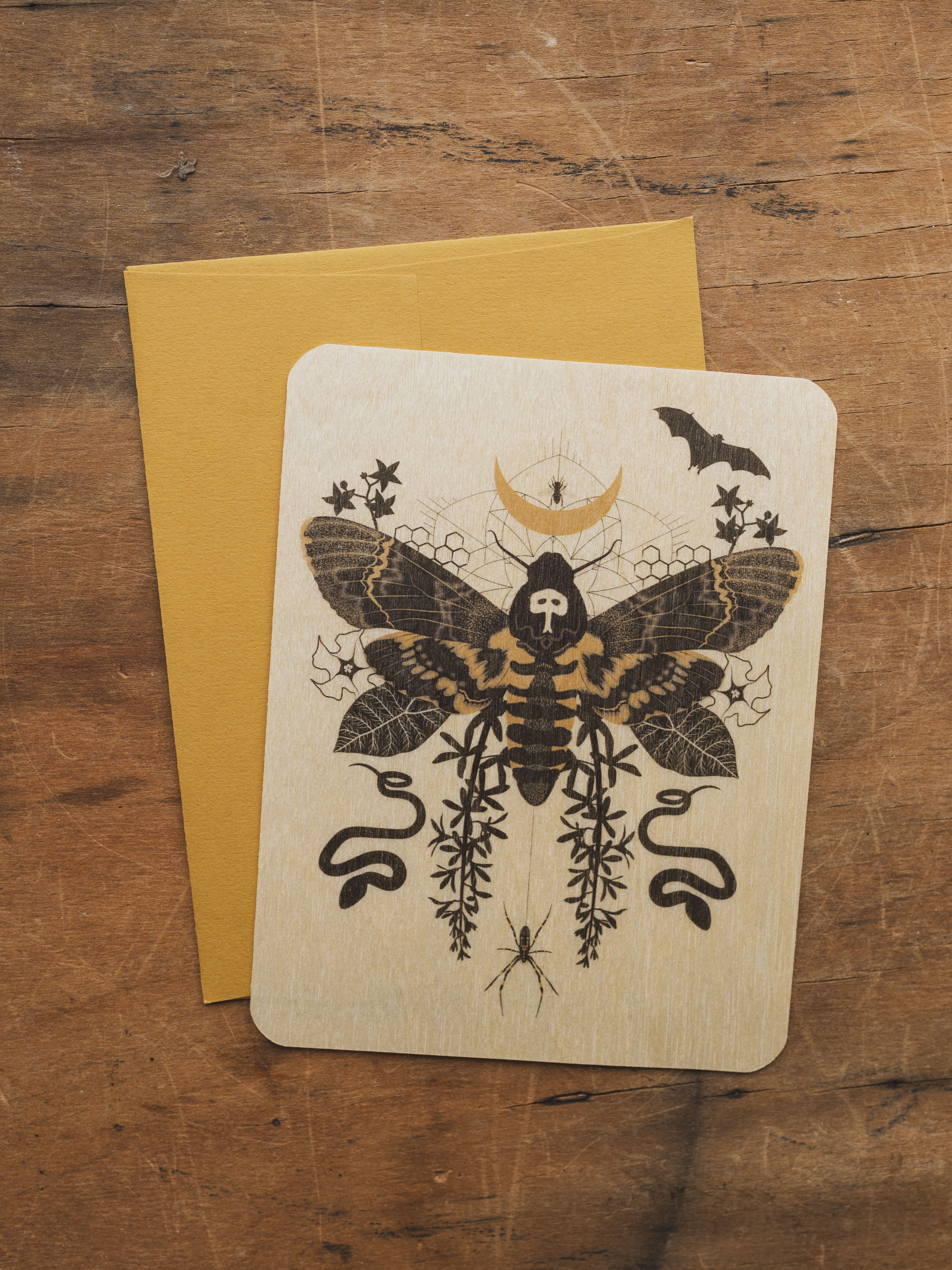 Wood Greeting Card, ST231