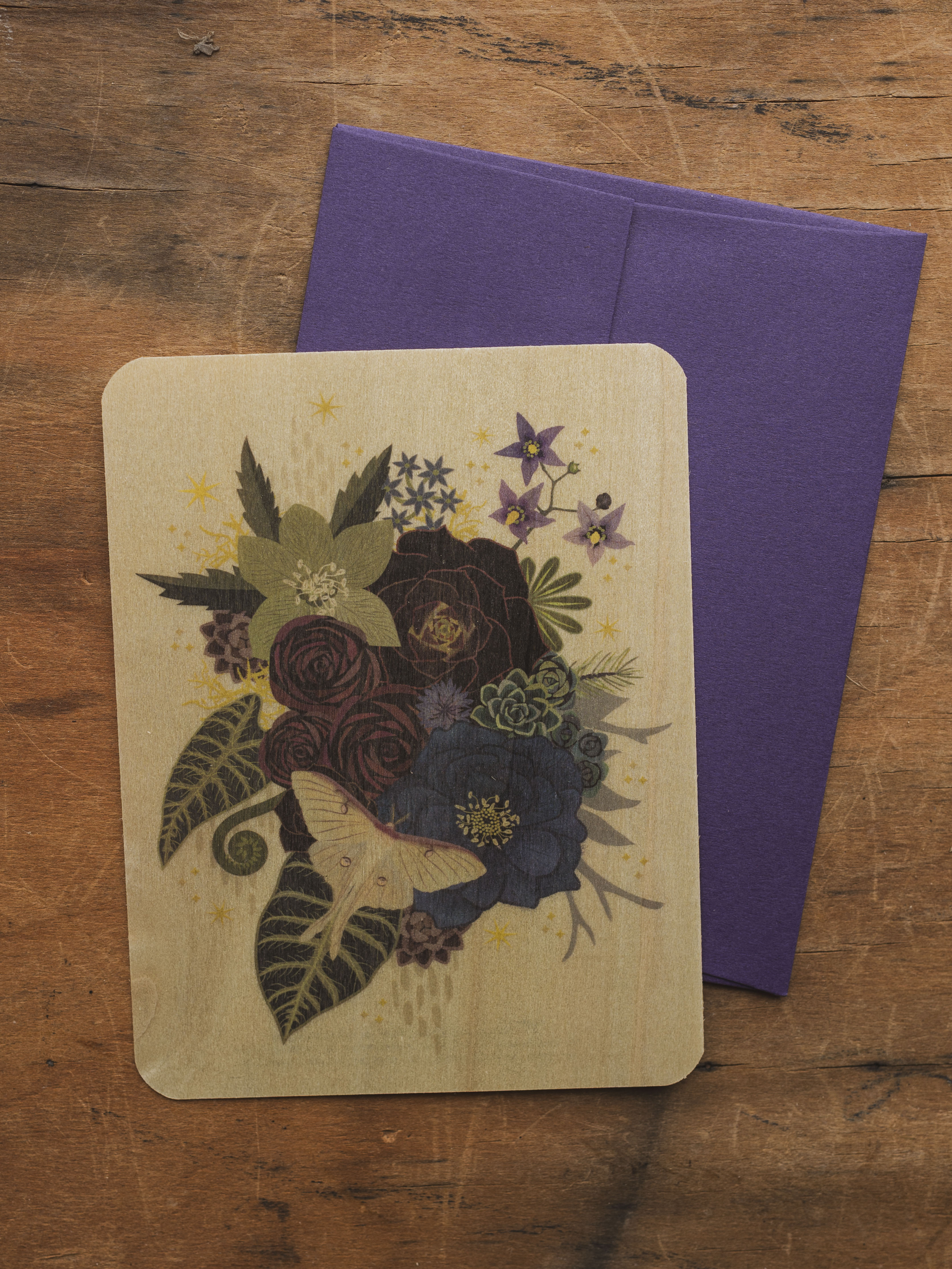 Wood Greeting Card, ST231