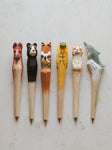 Carved Wooden Animal Pen, ST01