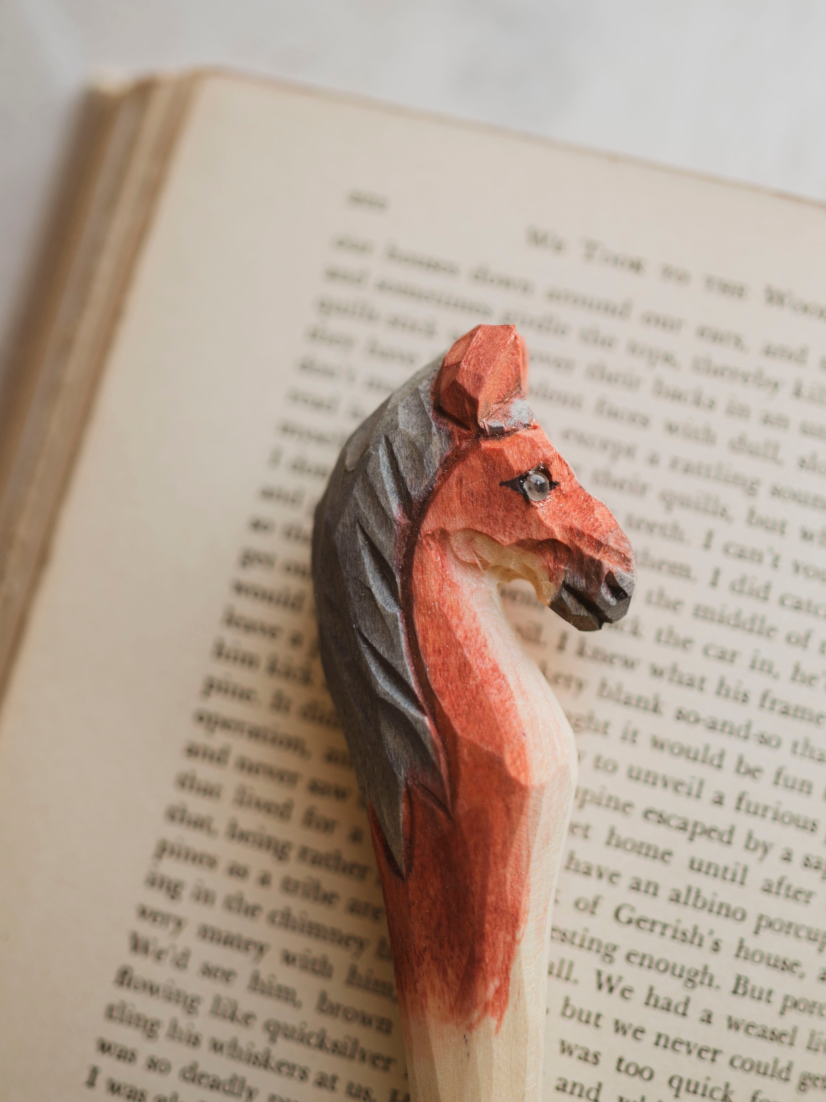 Carved Wooden Animal Pen, ST01
