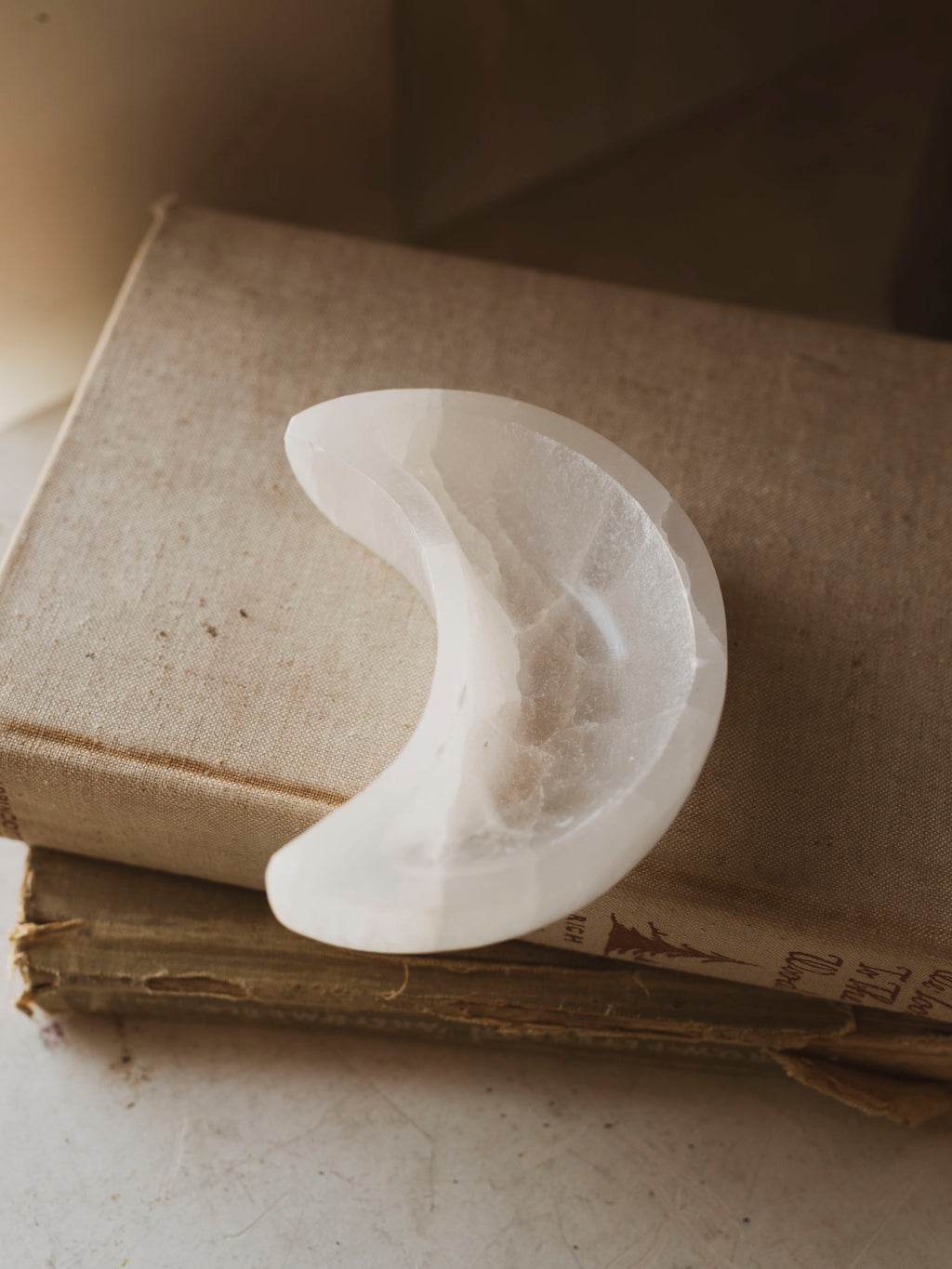 Selenite Moon Bowl, RM1212
