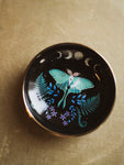 Ceramic Luna Moth Incense Holder, HD1348
