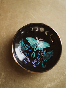 Ceramic Luna Moth Incense Holder, HD1348