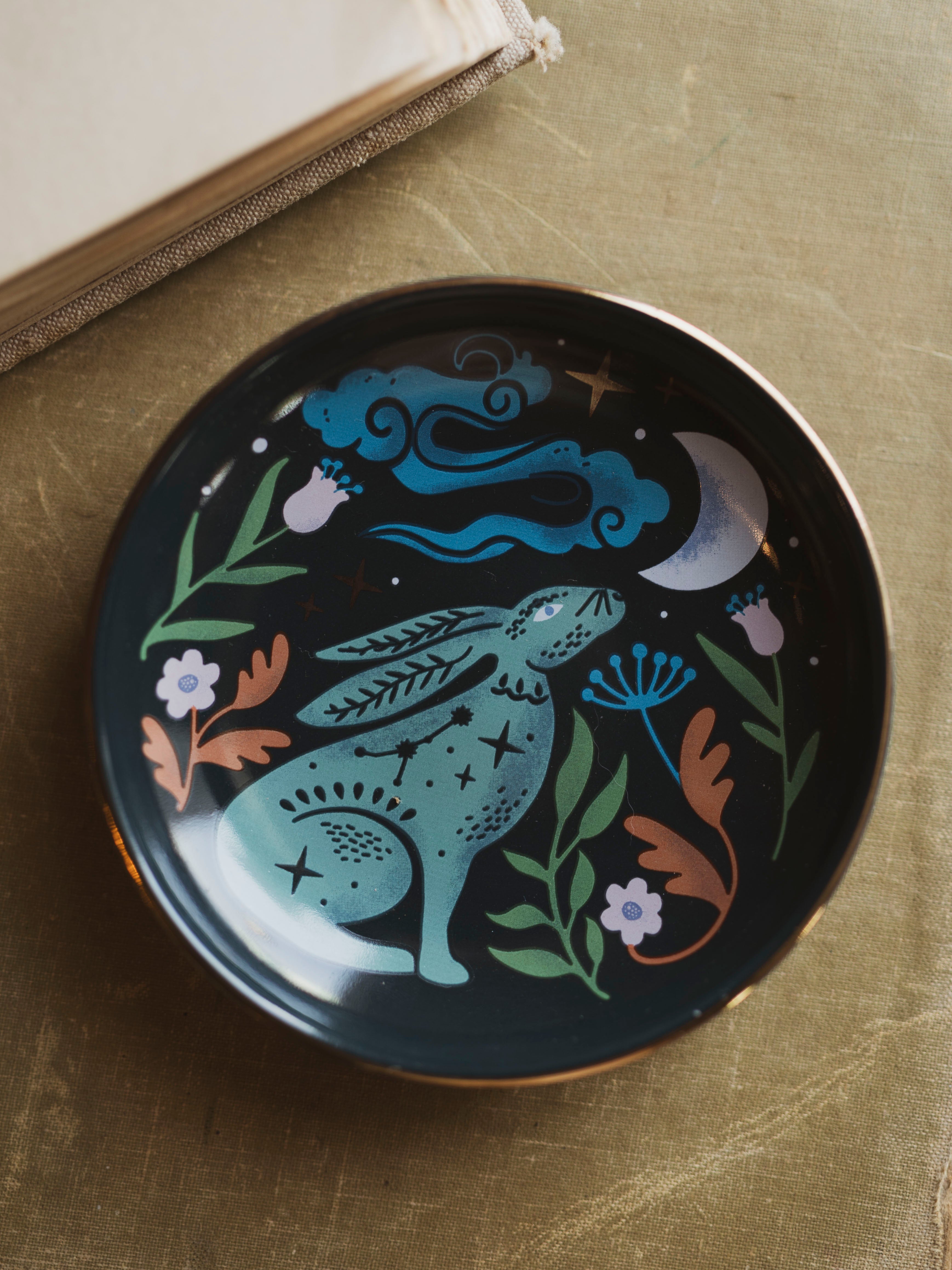 Hare Ceramic Trinket Dish, HD1347