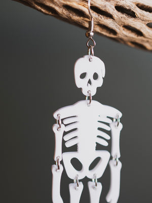 Dangly Skeleton Earrings, CA372