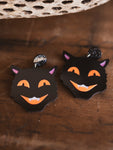 Halloween Cat Earrings, CA593